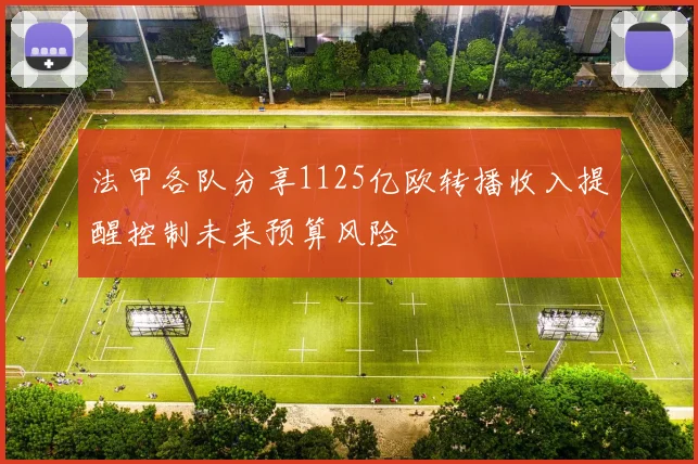 法甲各队分享1125亿欧转播收入提醒控制未来预算风险
